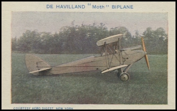 Necco Airplanes De Havilland Moth Biplane